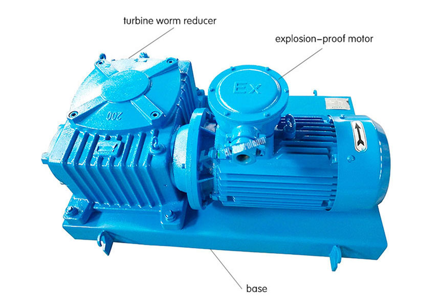 flange connection mud agitator