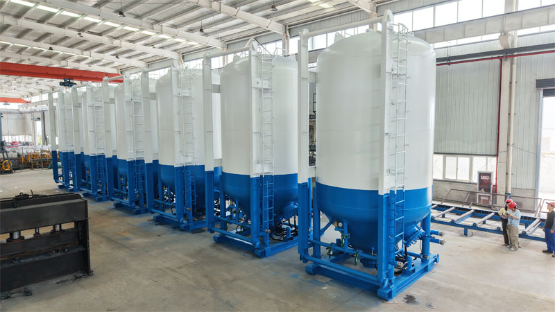barite bulk silos
